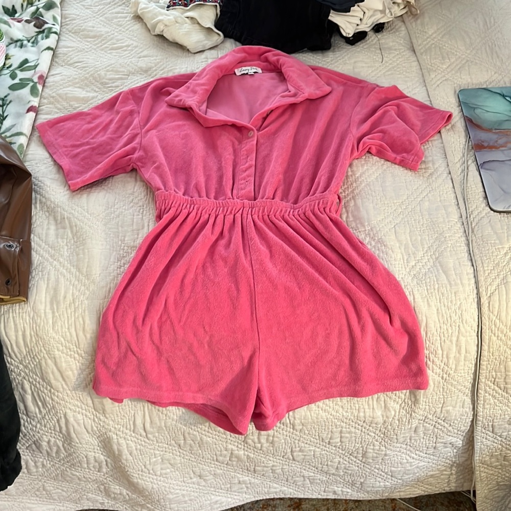 *NEW* Pink romper / Cover up